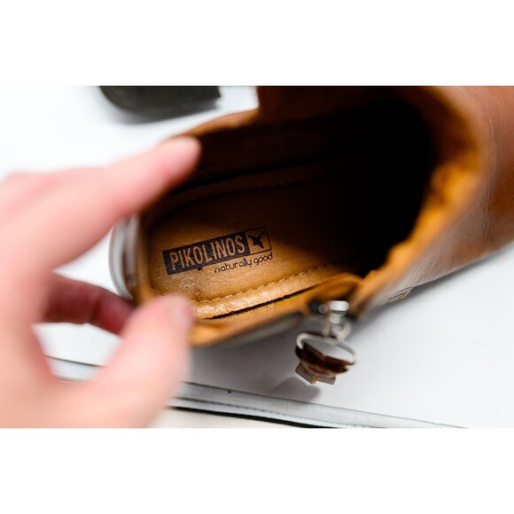 Pikolino's womens brown leather bootie ankle boots 41 9.5/10 - Picture 7 of 9